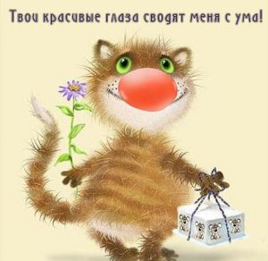 Скачать бесплатно Смешная открытка для любимой девушки на сайте WishesCards.ru