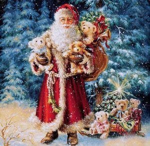 Скачать бесплатно Советская электронная открытка с Дедом Морозом на сайте WishesCards.ru