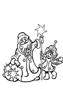 Скачать бесплатно Трафарет новогоднее украшение окон на сайте WishesCards.ru