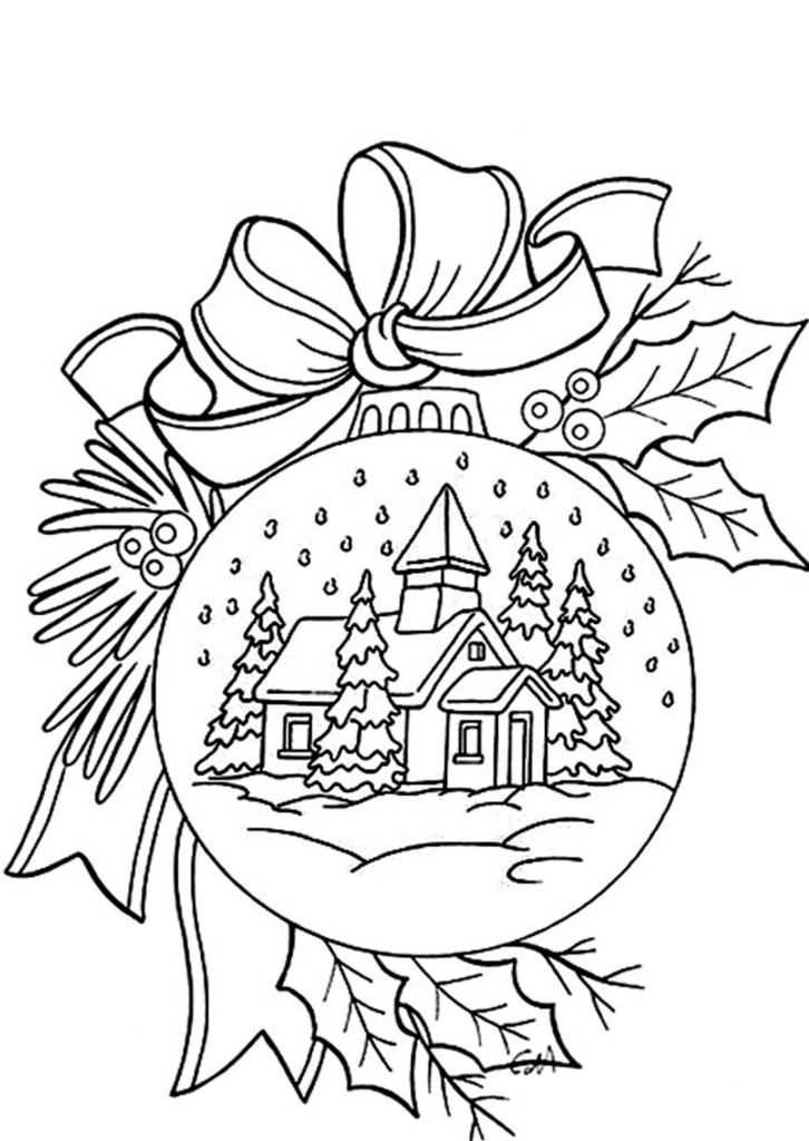 Скачать бесплатно Трафарет новогодних шаров из бумаги на окна на сайте WishesCards.ru