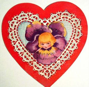 Скачать бесплатно Винтажная открытка с днем Валентина на сайте WishesCards.ru
